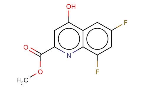METHYL 6,8-DIFLUORO-4-HYDROXYQUINOLINE-2-CARBOXYLATE